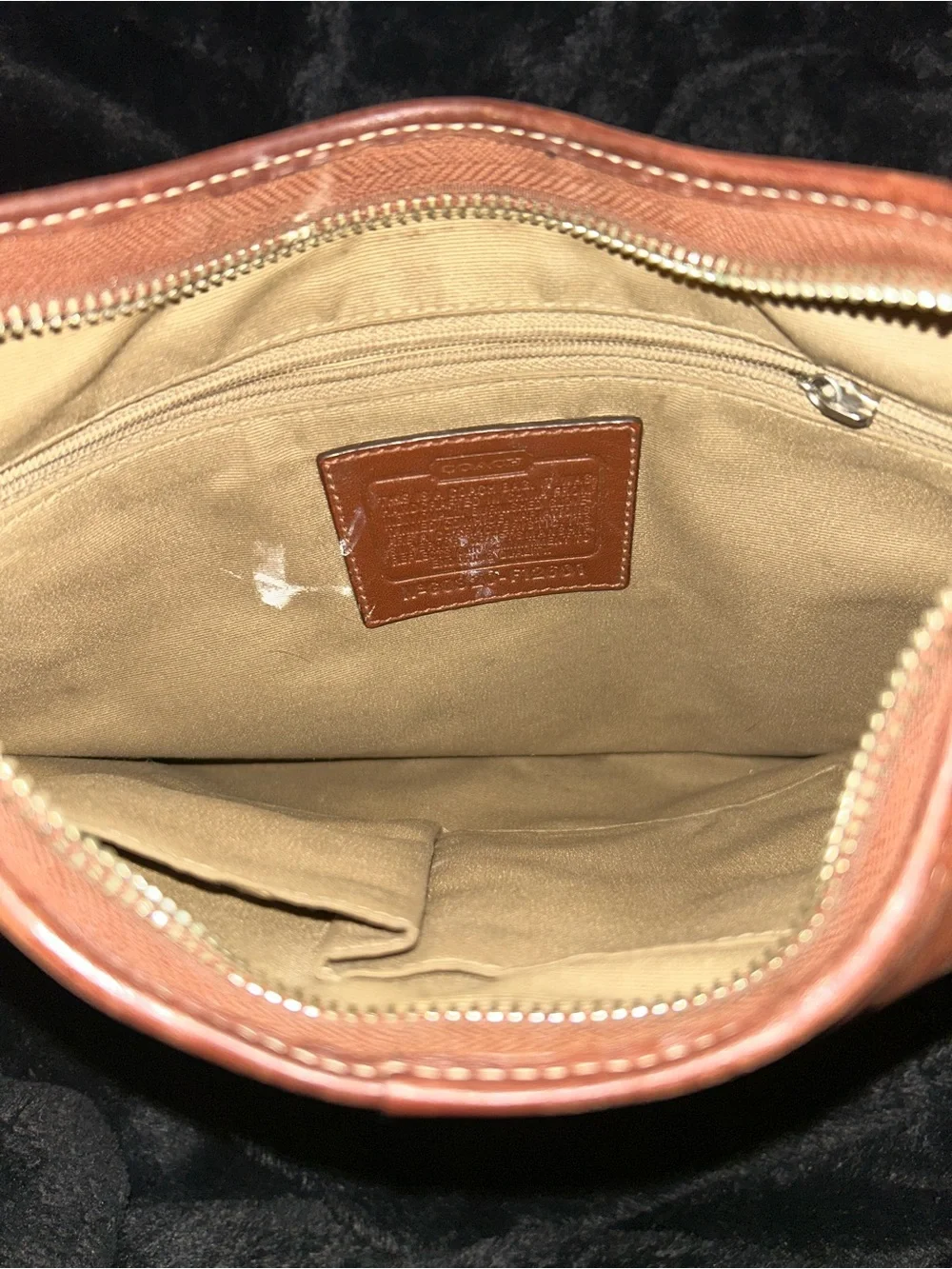 Coach leather by